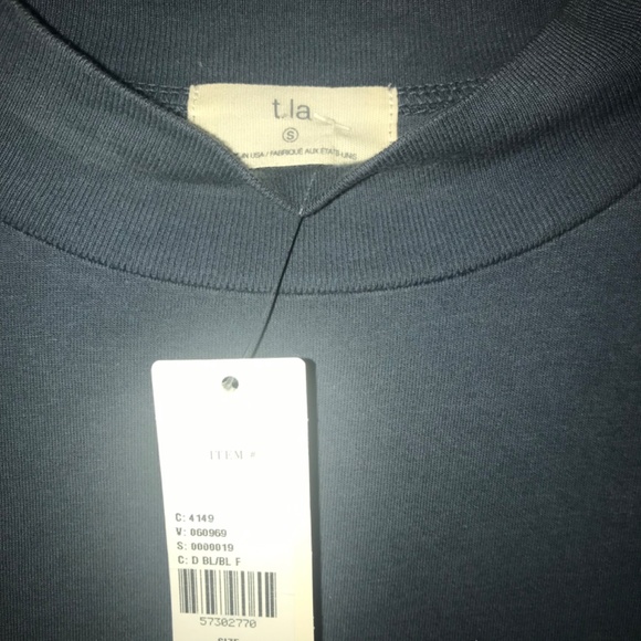 T.la Heidi Mock Neck Tee Dress - Picture 5 of 6